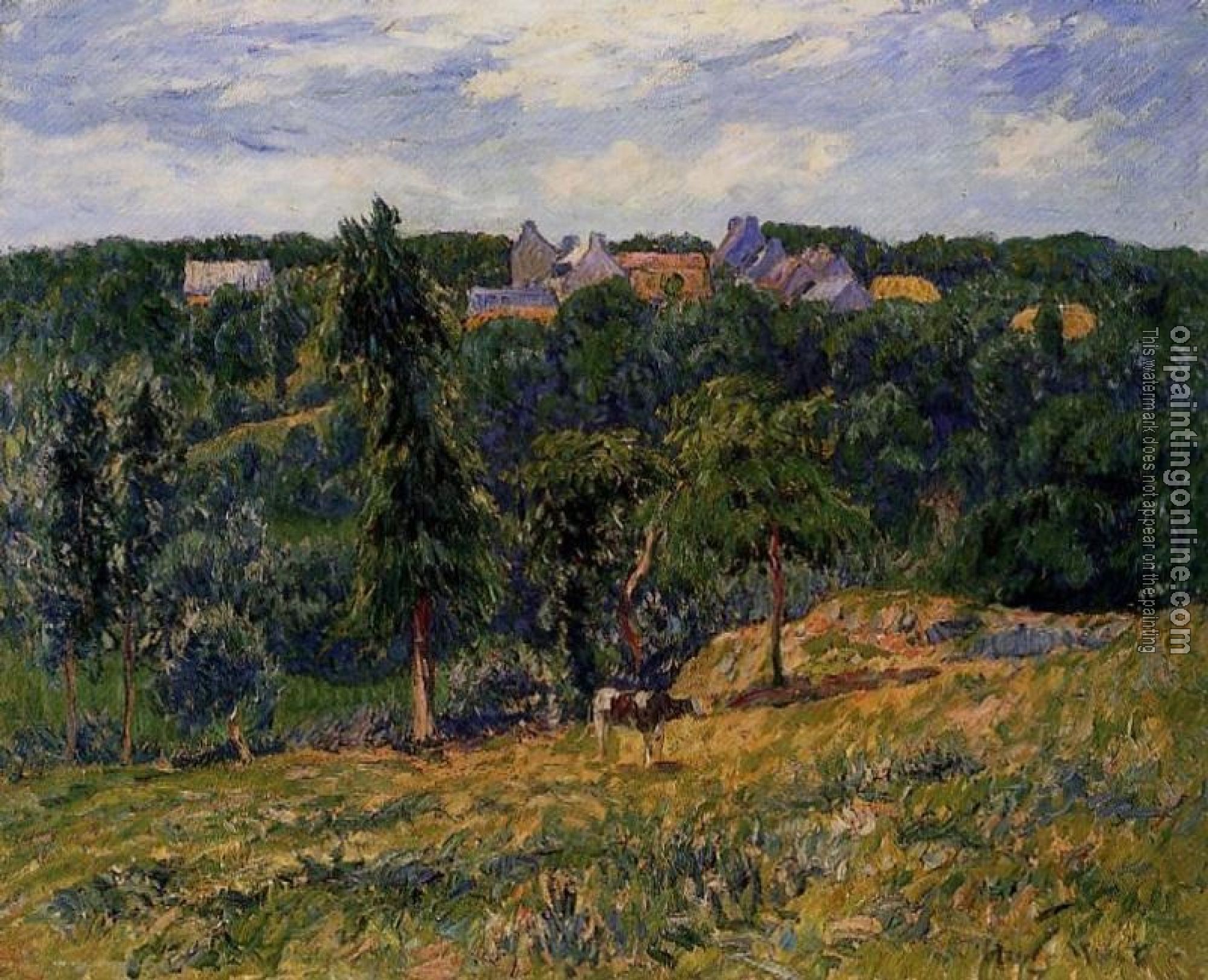 Moret, Henri - Village near Clohars